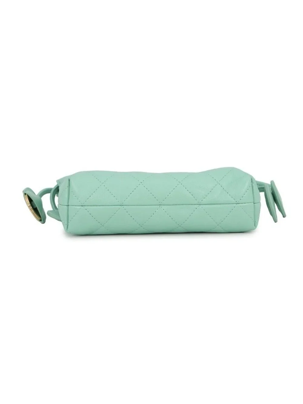 Chanel Shoulder Bag Strap Clutch Quilted CC Logo Lambskin